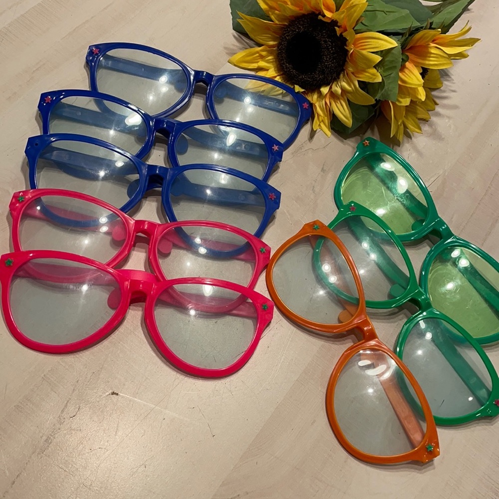 PHOTO BOOTH FUN - Jumbo Sunglasses set of 8